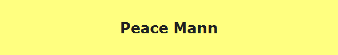Peace Mann
